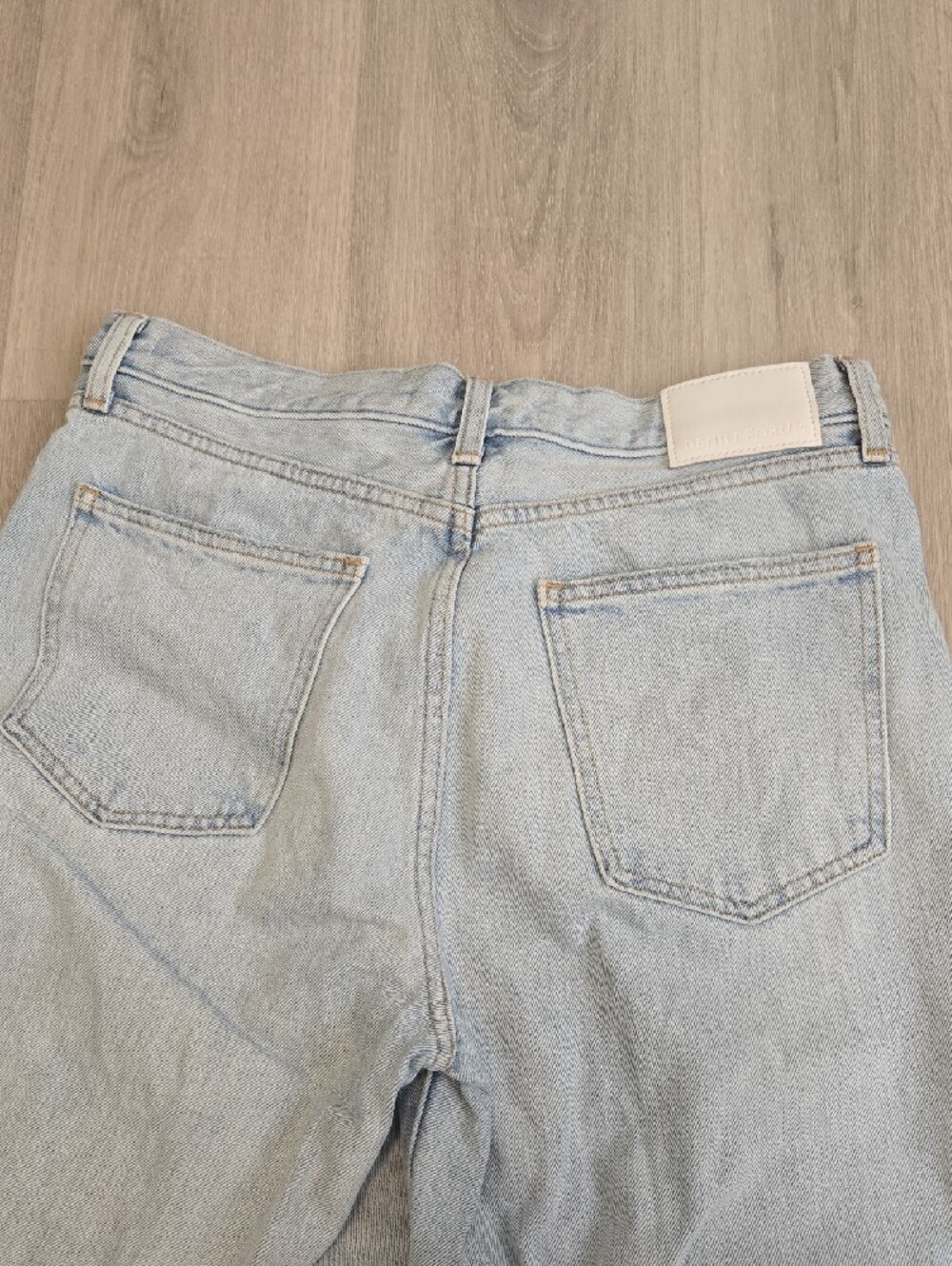 Denim Forum Light Blue High-Rise Women's Jeans - Picture 7 of 8